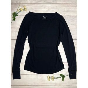 SO Crewneck Long Sleeve Top